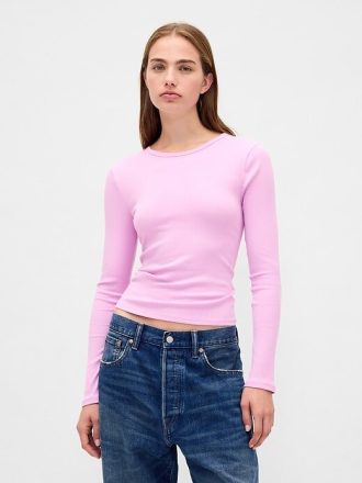 Modern Rib Crop T-shirt