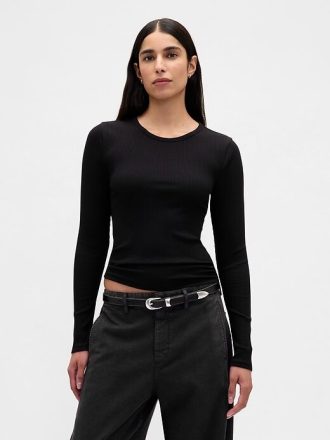 Modern Rib Crop T-shirt