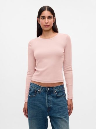 Modern Rib Crop T-shirt