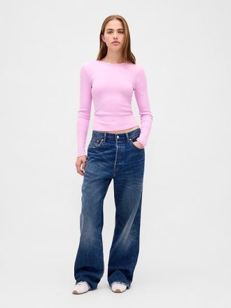 Modern Rib Crop T-shirt