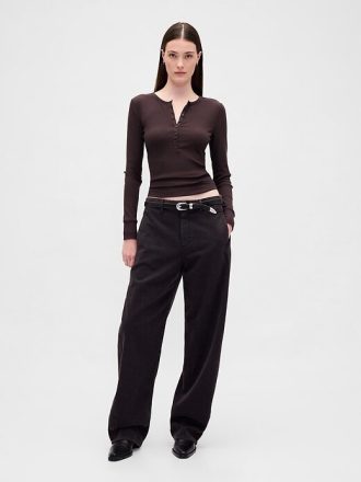 Modern Rib Henley T-shirt