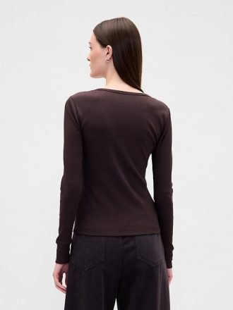 Modern Rib Henley T-shirt