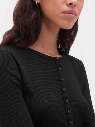 Modern Rib Henley T-shirt