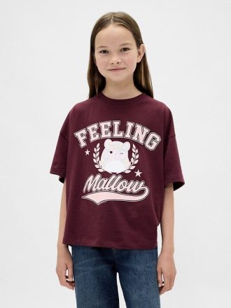 Överdimensionerad grafisk T-shirt för barn